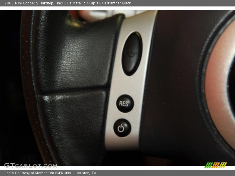 Indi Blue Metallic / Lapis Blue/Panther Black 2003 Mini Cooper S Hardtop
