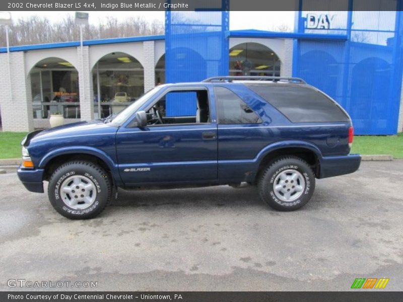 Indigo Blue Metallic / Graphite 2002 Chevrolet Blazer LS 4x4