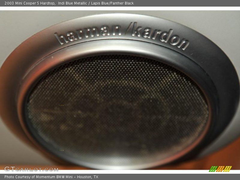 Indi Blue Metallic / Lapis Blue/Panther Black 2003 Mini Cooper S Hardtop
