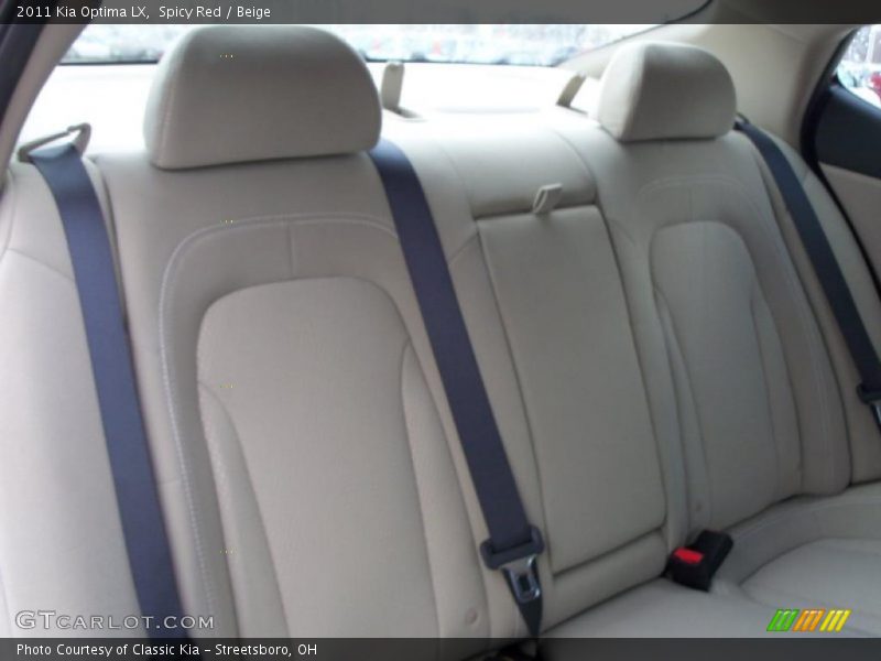 Spicy Red / Beige 2011 Kia Optima LX