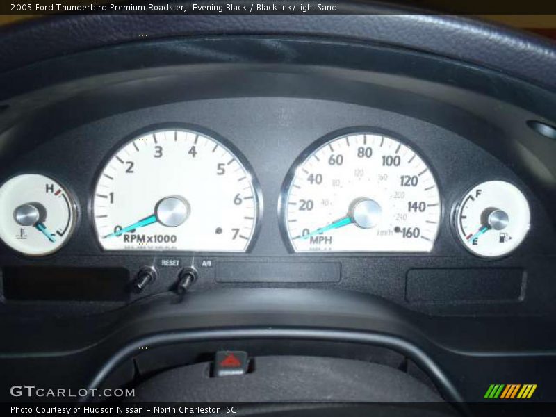 Evening Black / Black Ink/Light Sand 2005 Ford Thunderbird Premium Roadster