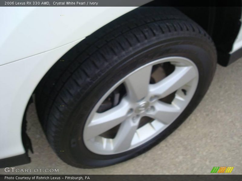 Crystal White Pearl / Ivory 2006 Lexus RX 330 AWD