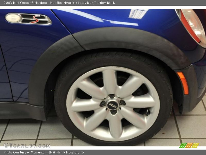 Indi Blue Metallic / Lapis Blue/Panther Black 2003 Mini Cooper S Hardtop