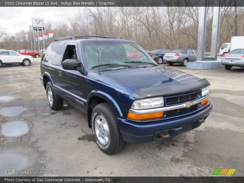 Indigo Blue Metallic / Graphite 2002 Chevrolet Blazer LS 4x4