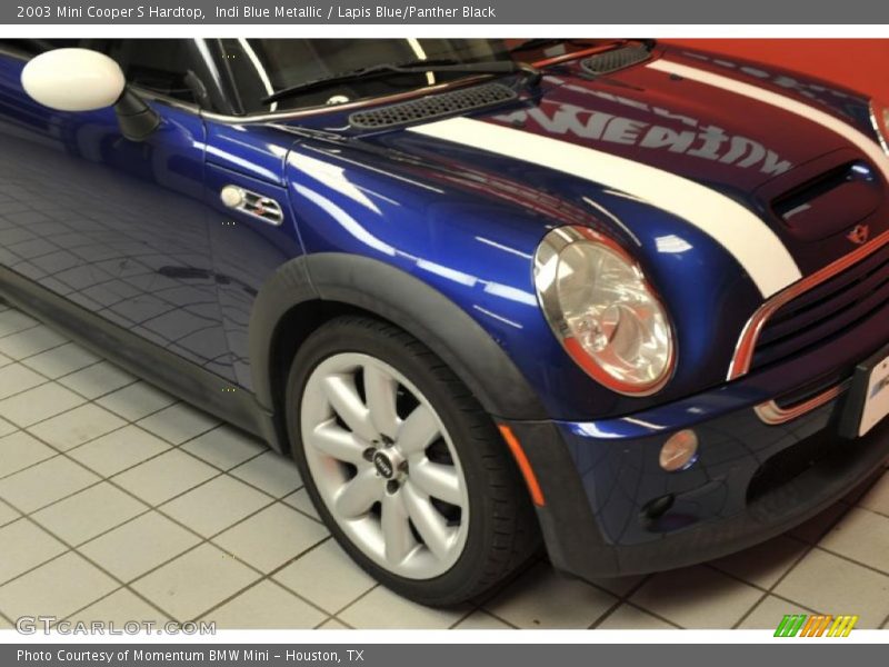 Indi Blue Metallic / Lapis Blue/Panther Black 2003 Mini Cooper S Hardtop