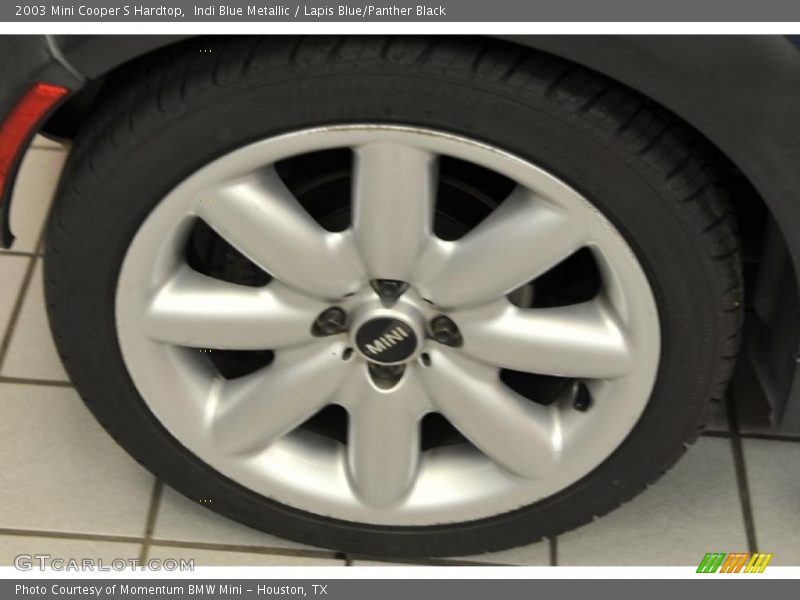 Indi Blue Metallic / Lapis Blue/Panther Black 2003 Mini Cooper S Hardtop