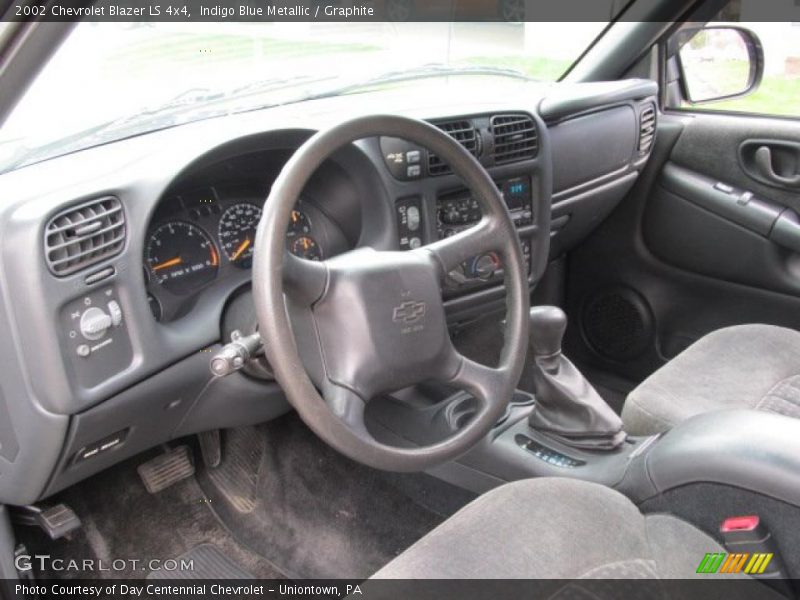 Indigo Blue Metallic / Graphite 2002 Chevrolet Blazer LS 4x4