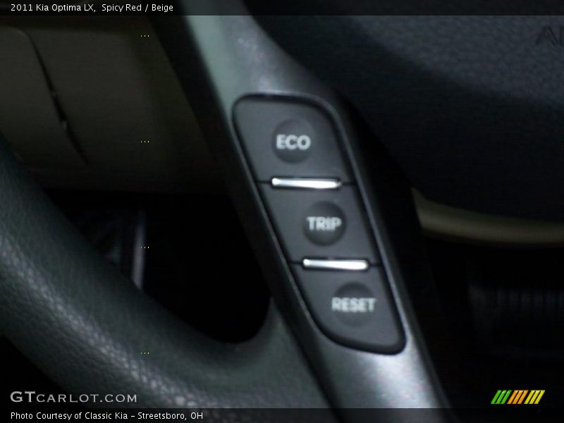 Spicy Red / Beige 2011 Kia Optima LX