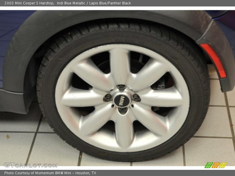 Indi Blue Metallic / Lapis Blue/Panther Black 2003 Mini Cooper S Hardtop