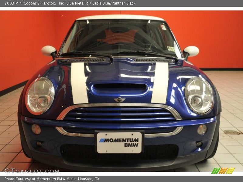 Indi Blue Metallic / Lapis Blue/Panther Black 2003 Mini Cooper S Hardtop