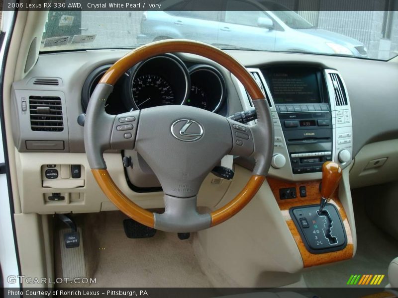 Crystal White Pearl / Ivory 2006 Lexus RX 330 AWD