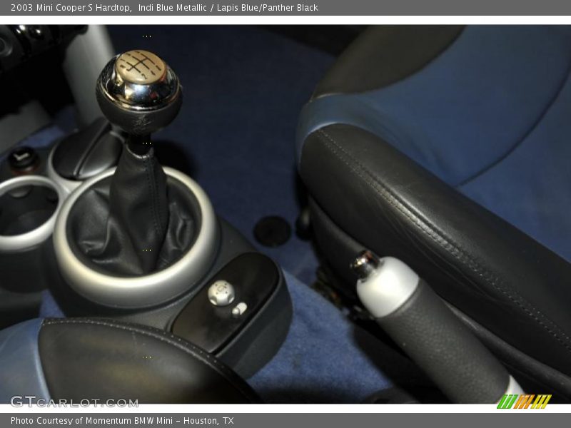 Indi Blue Metallic / Lapis Blue/Panther Black 2003 Mini Cooper S Hardtop
