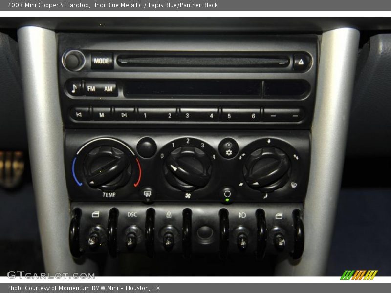 Indi Blue Metallic / Lapis Blue/Panther Black 2003 Mini Cooper S Hardtop