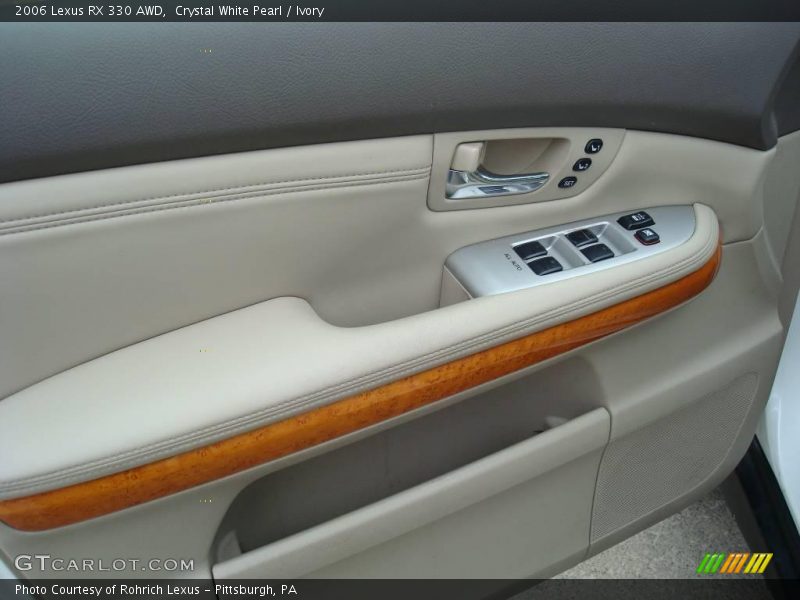 Crystal White Pearl / Ivory 2006 Lexus RX 330 AWD