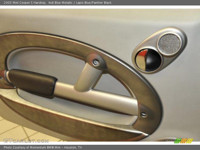 Indi Blue Metallic / Lapis Blue/Panther Black 2003 Mini Cooper S Hardtop