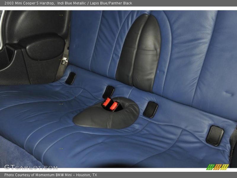 Indi Blue Metallic / Lapis Blue/Panther Black 2003 Mini Cooper S Hardtop