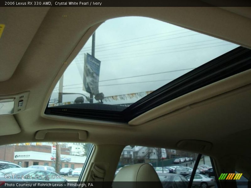 Crystal White Pearl / Ivory 2006 Lexus RX 330 AWD