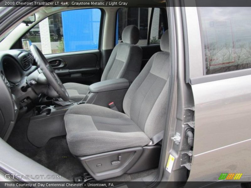 Graystone Metallic / Light Gray 2008 Chevrolet TrailBlazer LT 4x4