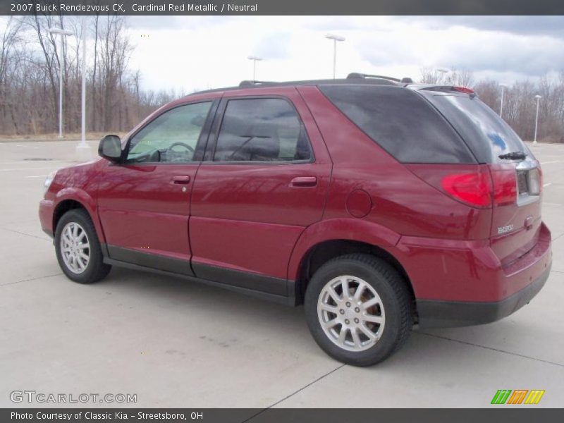 Cardinal Red Metallic / Neutral 2007 Buick Rendezvous CX