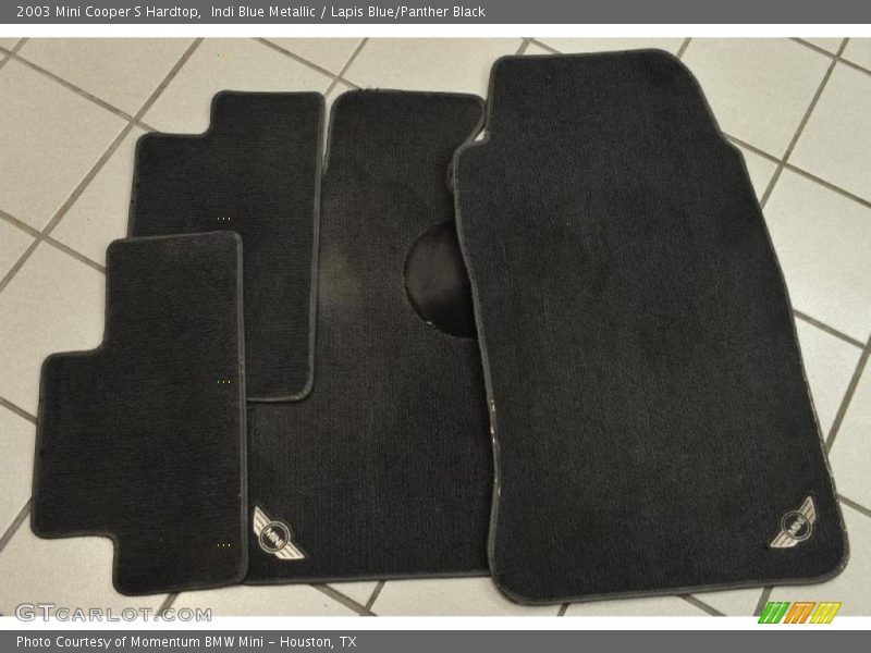 Indi Blue Metallic / Lapis Blue/Panther Black 2003 Mini Cooper S Hardtop