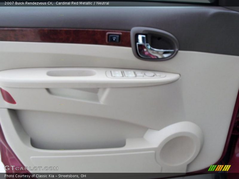 Cardinal Red Metallic / Neutral 2007 Buick Rendezvous CX