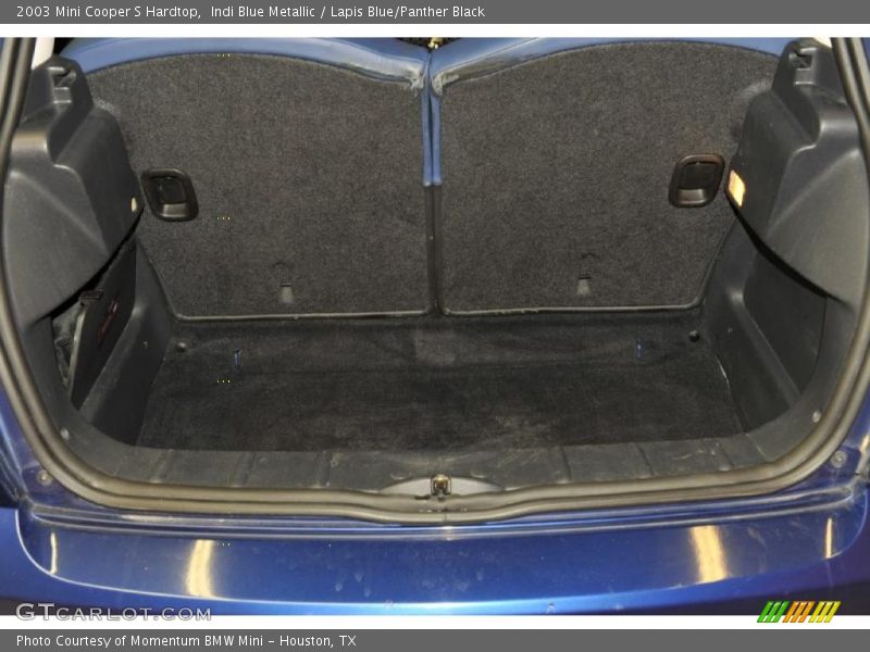 Indi Blue Metallic / Lapis Blue/Panther Black 2003 Mini Cooper S Hardtop