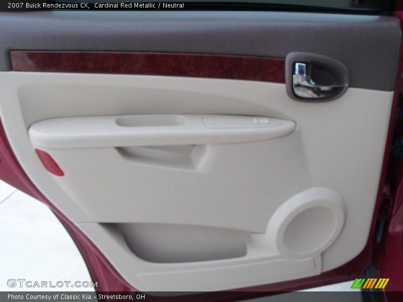 Cardinal Red Metallic / Neutral 2007 Buick Rendezvous CX