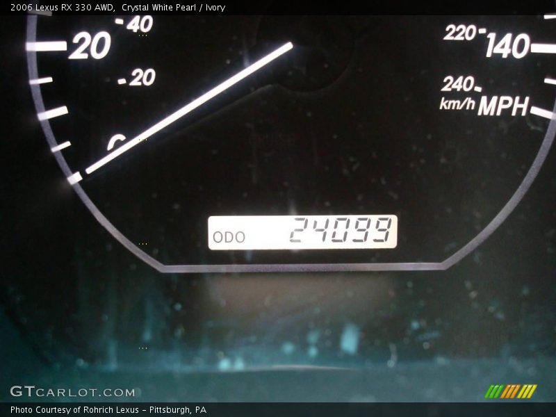 Crystal White Pearl / Ivory 2006 Lexus RX 330 AWD