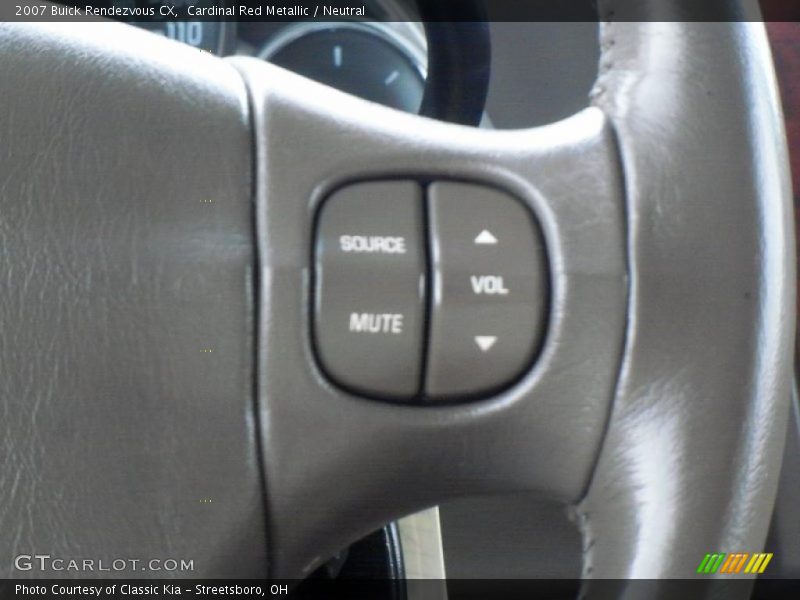 Cardinal Red Metallic / Neutral 2007 Buick Rendezvous CX