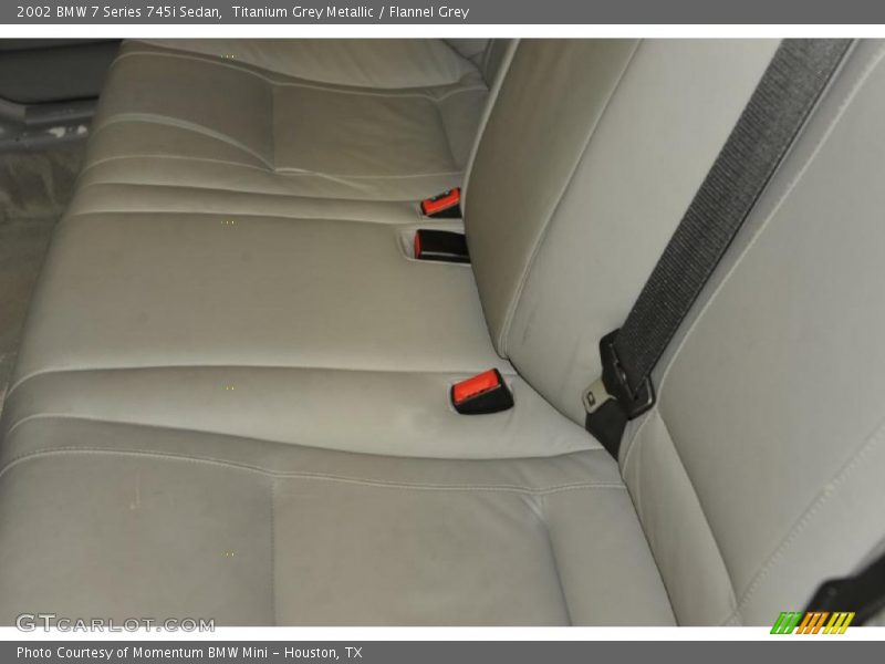 Titanium Grey Metallic / Flannel Grey 2002 BMW 7 Series 745i Sedan