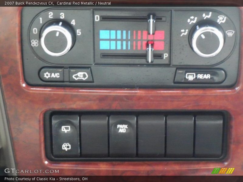 Cardinal Red Metallic / Neutral 2007 Buick Rendezvous CX