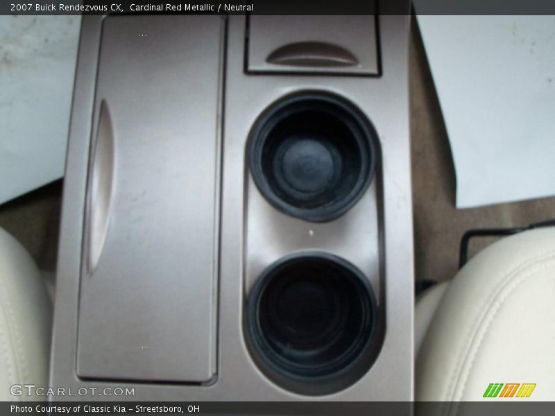 Cardinal Red Metallic / Neutral 2007 Buick Rendezvous CX
