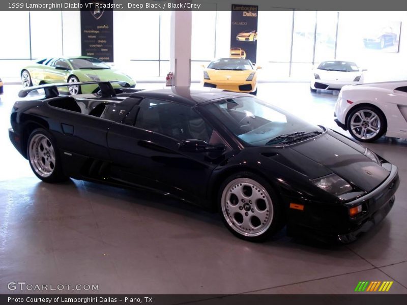 Deep Black / Black/Grey 1999 Lamborghini Diablo VT Roadster
