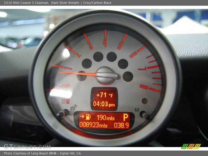 Dark Silver Metallic / Grey/Carbon Black 2010 Mini Cooper S Clubman