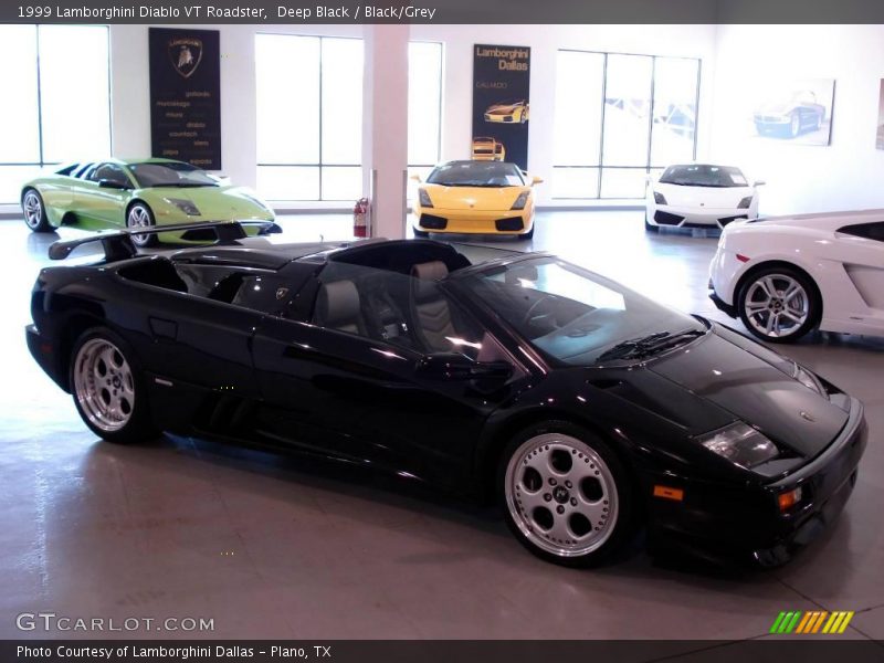 Deep Black / Black/Grey 1999 Lamborghini Diablo VT Roadster
