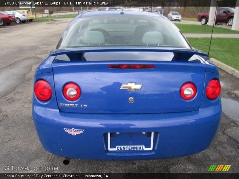 Blue Flash Metallic / Gray 2008 Chevrolet Cobalt LS Coupe