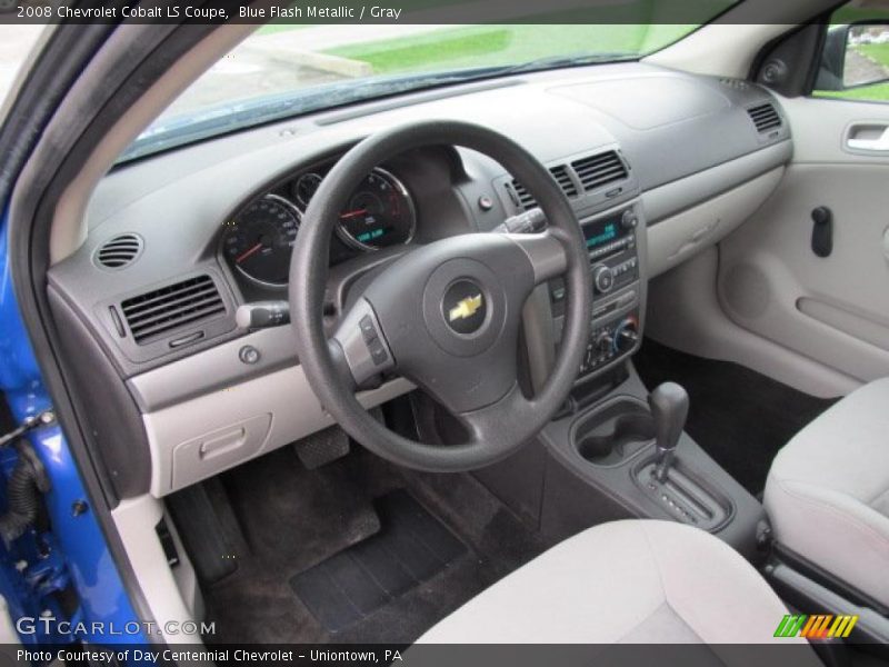 Blue Flash Metallic / Gray 2008 Chevrolet Cobalt LS Coupe