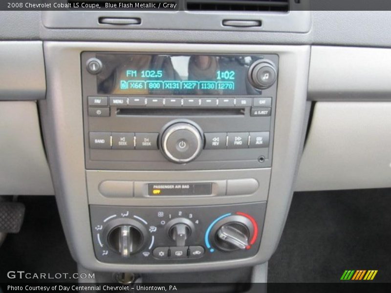 Blue Flash Metallic / Gray 2008 Chevrolet Cobalt LS Coupe