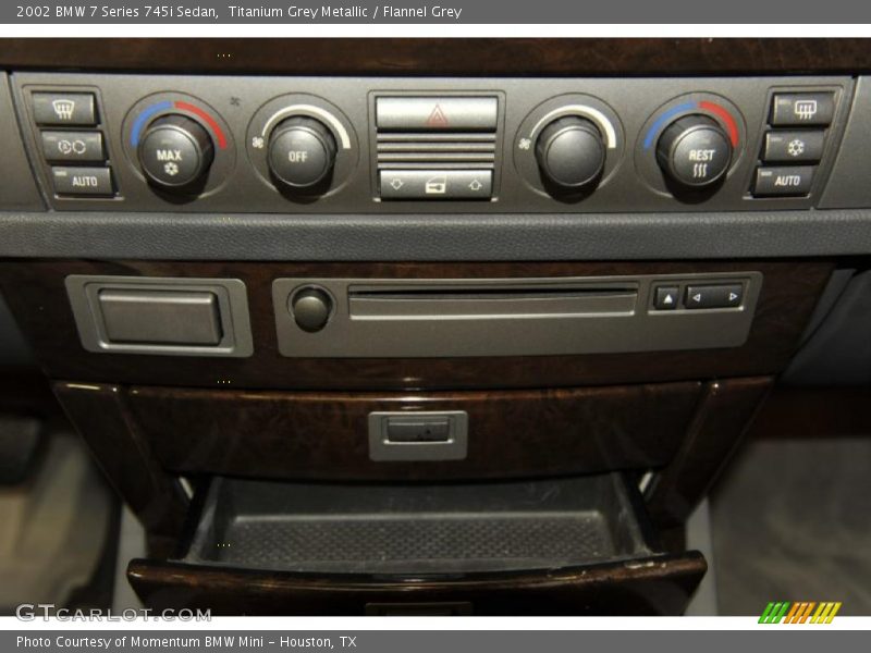 Titanium Grey Metallic / Flannel Grey 2002 BMW 7 Series 745i Sedan