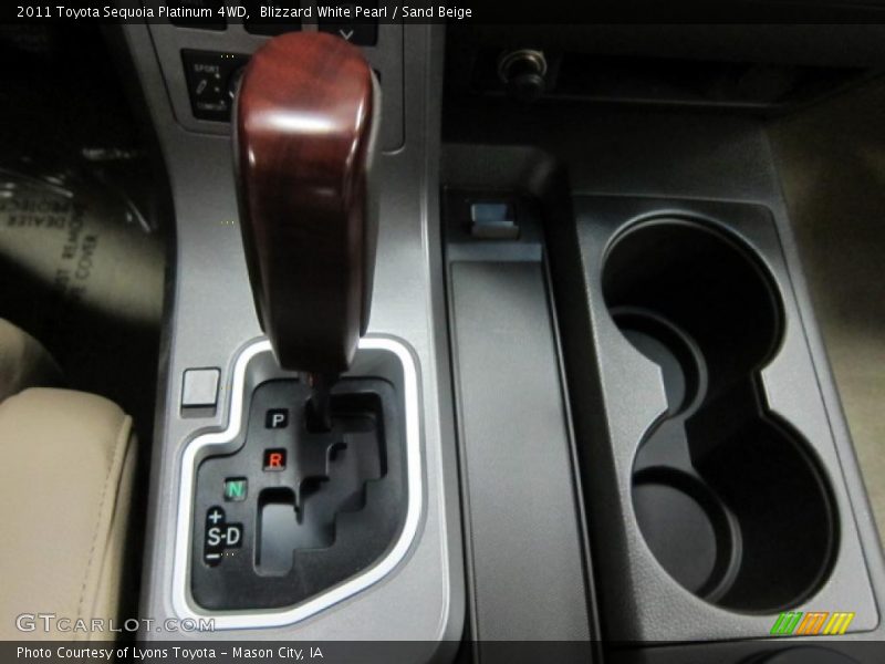 2011 Sequoia Platinum 4WD 6 Speed ECT-i Automatic Shifter