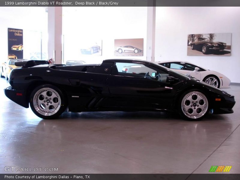 Deep Black / Black/Grey 1999 Lamborghini Diablo VT Roadster