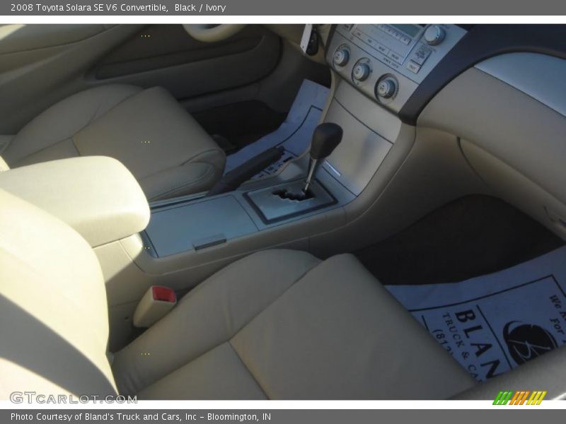 Black / Ivory 2008 Toyota Solara SE V6 Convertible