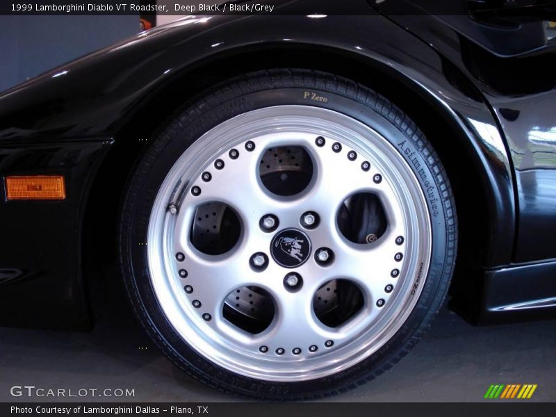 Deep Black / Black/Grey 1999 Lamborghini Diablo VT Roadster