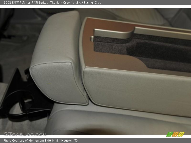 Titanium Grey Metallic / Flannel Grey 2002 BMW 7 Series 745i Sedan
