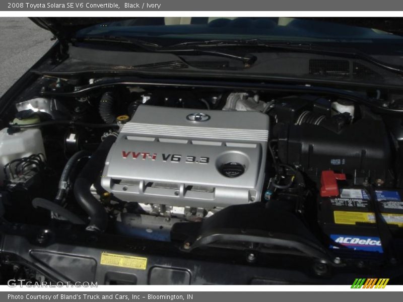 Black / Ivory 2008 Toyota Solara SE V6 Convertible