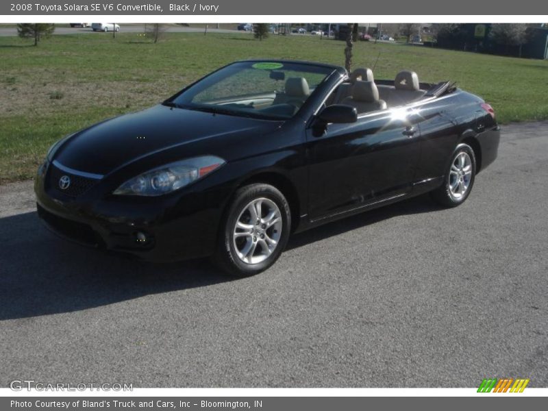 Black / Ivory 2008 Toyota Solara SE V6 Convertible