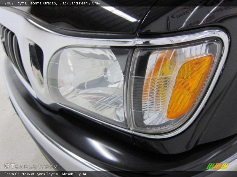 Black Sand Pearl / Gray 2002 Toyota Tacoma Xtracab