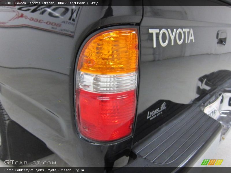 Black Sand Pearl / Gray 2002 Toyota Tacoma Xtracab