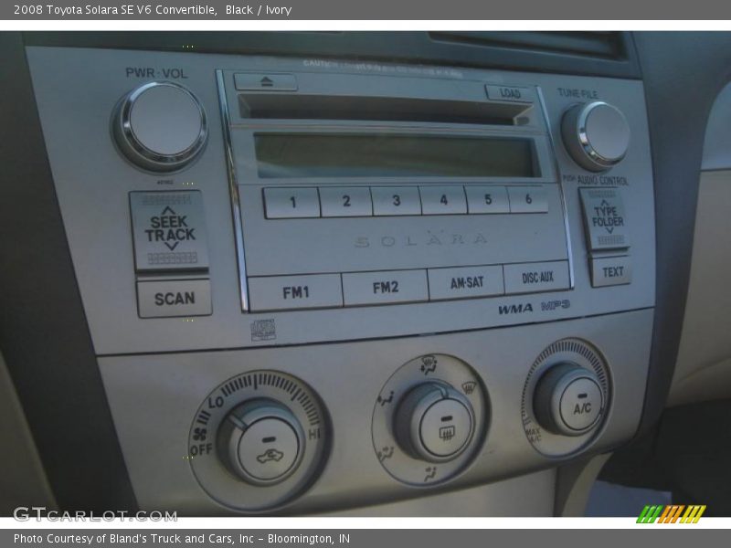 Black / Ivory 2008 Toyota Solara SE V6 Convertible
