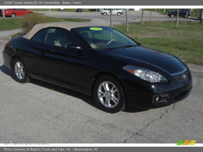 Black / Ivory 2008 Toyota Solara SE V6 Convertible